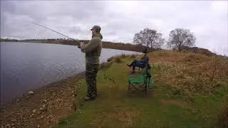 Trout Fishing Fontburn Reservoir Northumberland.