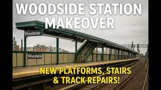 Woodside Station Makeover New Platforms, Stairs & Track Repairs!