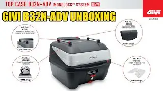 GIVI 32N BOLD ADV UNBOXING