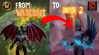 character evolution from warcraft to dota 2! last models