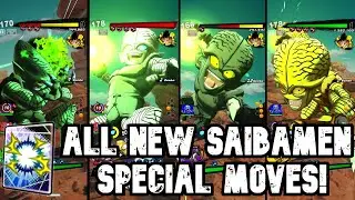 All New Saibamen! Special Moves! - Dragon Ball Legends