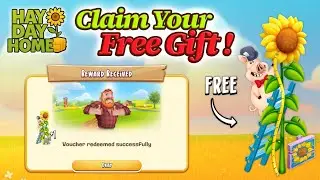 Giant Sunflower Free Gift by Hay Day | Don&rsquo;t Miss Your Reward! #hayday #sunflower #freegift
