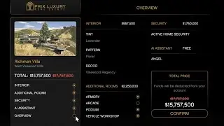 I Bought GTA Online’s MOST EXPENSIVE Mansion | Richman Villa full Tour | Mansion DLC