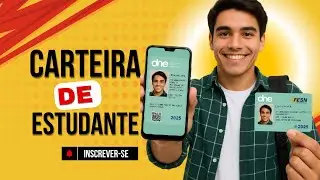 Como fazer carteirinha de estudante em Minutos!