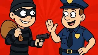 🌹💕Chor Police Cartoon 💕💕.  #Comedy