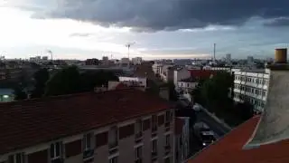 vue de paris depuis les toits de vitry
