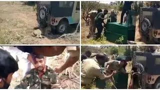 Leopard Attack Two Forest  Officers In Miryalguda Nalgonda district Telangana
