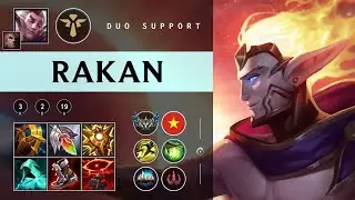 Rakan Support vs Poppy - VN Challenger Patch 25.24