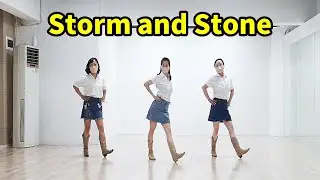 [초중급] Storm and Stone (by Maddison Glover) - Line Dance