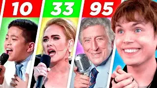 BEST SINGERS BY AGE (10 to 95)