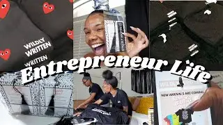 Entrepreneur Life | LAUNCH WEEK Vlog! Packaging products + Thank You Cards + Email Hacks