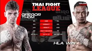 GREGOR THOM vs HLA WIN :Thai Fight