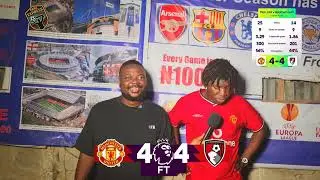 A DRAW IS WORSE THAN A LOSS!!!!! MANCHESTER UNITED 4 vs BOURNEMOUTH 4