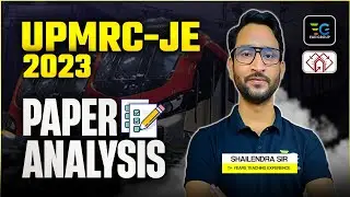 UPMRC JE 2023 Paper Analysis by Shailendra Sir | UPMRC-JE