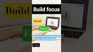 Build focus #motivation #studyhacks #studytips #lifehacks #knowledge #youtubeshorts #shorts #top10