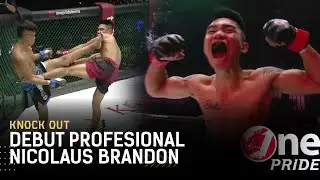 Keren! Debut Profesional Fighter Muda, Nicolaus Brandon  || Best knock Out One Pride MMA