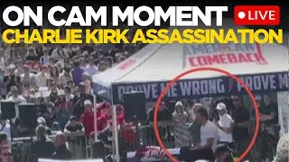 LIVE: EXACT MOMENT: Charlie Kirk Assassination Caught on Camera | Conservative Activist Shot Dead