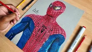 Spider-Man Drawing | The Amazing Spider-Man Suit