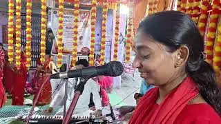 पिंपळादेवी येथील शिवमहापुराण कथेत शिवपार्वती विवाह सोहळ्यात आनंद घेताना भाविक