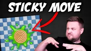 CHECKERS TACTICS - MASTERING STICKY MOVE ⚪️ HOW TO PLAY CHECKERS ⚫️ Beginner Course LESSON 12