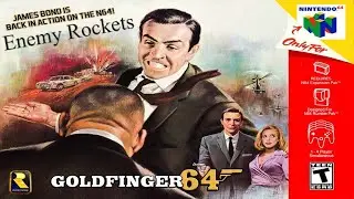 Goldfinger 64 - 00 Agent (Enemy Rockets) (Real N64 Footage) (N64 Digital)