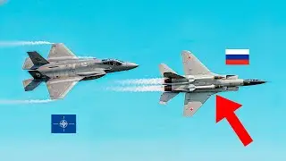 Este MiG-31 Ruso Retó al F-35 en Zona de la OTAN — GRAVE ERROR