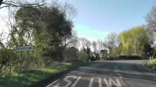 Driving On The B4220 & B4214 From Cradley To Ledbury, Herefordshire, UK 26th April 2013