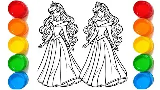 How to Draw Princess Aurora | Aurora Drawing | Disney Princess Drawing | Draw a Princess 