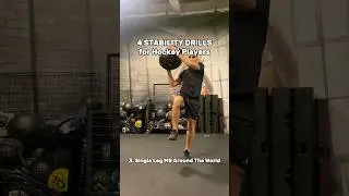 Stability Drills for Hockey Players 🏒 #hockeytraining #hockey #nhl #stabilitytraining