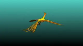 low poly bird：Phoenix