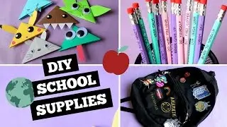 DIY BACKPACK, ORIGAMI BOOKMARKS AND PENCILS ❤