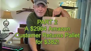 Amazon Customer Return Electronics Pallet! PART 2!!