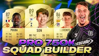 INSANE 750K PRO FIFA PLAYER SQUAD BUILDER! FIFA 22 ULTIMATE TEAM - BEST META TEAM FOR FUT CHAMPS!