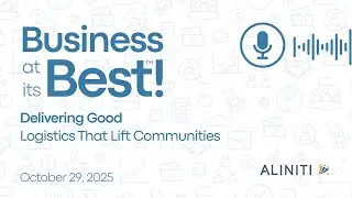 Delivering Good &ndash; Logistics That Lift Communities