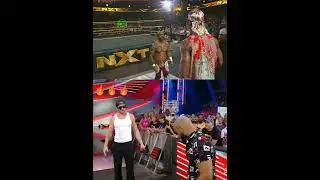 ricochet jumps out of ring 🔥uff. ricochet &hearts;️