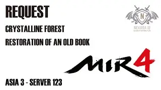 MIR 4 Request - Restoration of an Old Book