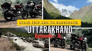 Lucknow to Badrinath with our gt650(episode-5)#uttarakhand #gt650 #royalenfield #modified #gt650twin