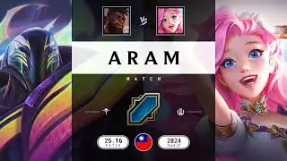ARAM Match: Super K'Sante vs Super Seraphine - TW server Patch 25.16