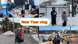 Is New year vlog || Snow tubing with friends family. #bluemoutainresort