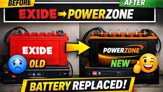 Inverter Battery Replacement | Exide vs Powerzone | Which Is Better? #viral #vlog #trending #explore