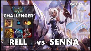 SEASON 12 CHALLENGER Support Gameplay - RELL vs SENNA Patch 12.10