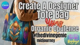 How to Create a Designer Tote Bag with AI | Divine Genie + Organic Opulence (Live Replay)