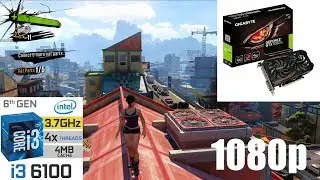 Sunset Overdrive benchmark i3 6100 gtx 1050 ti 8gb 1080p