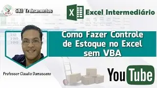 Planilha Controle de Estoque no Excel - SEM VBA