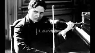 George Enescu plays Bach Sonata No.3 BWV 1005