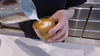 22-Second Latte Art Tutorial: Watch This Perfect Pour! #latteart #coffeeart #baristaskills
