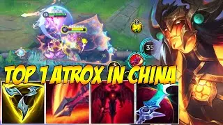 TOP 1 AATROX IN CHINA WILD RIFT - WTF IS THIS DAMAGE!!?