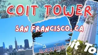 Sky-High Coit Tower Views | #SanFrancisco #CoitTower #Alcatraz #CityViews #WalkingTour #insta360x3