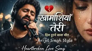 Khamoshiya Teri 🥺 Arijit Singh Style | Heartbroken Song  🎵 | SK Gaming Music 🎶 