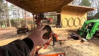 Sawmill tips for sawing big logs